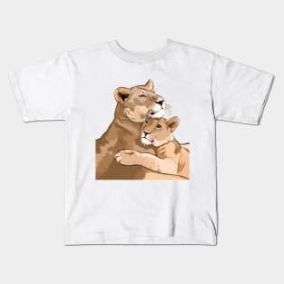 Lion family Kids T-Shirt